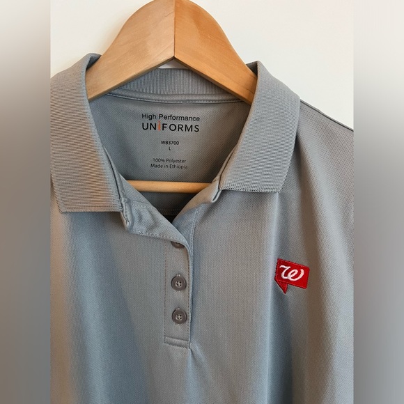 Walgreens Gray Polo size L - Picture 3 of 4